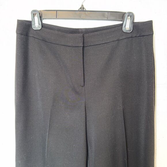 St John Caviar Pants Women's 8 High Rise Wide Leg Career Trousers Designer - Picture 2 of 5